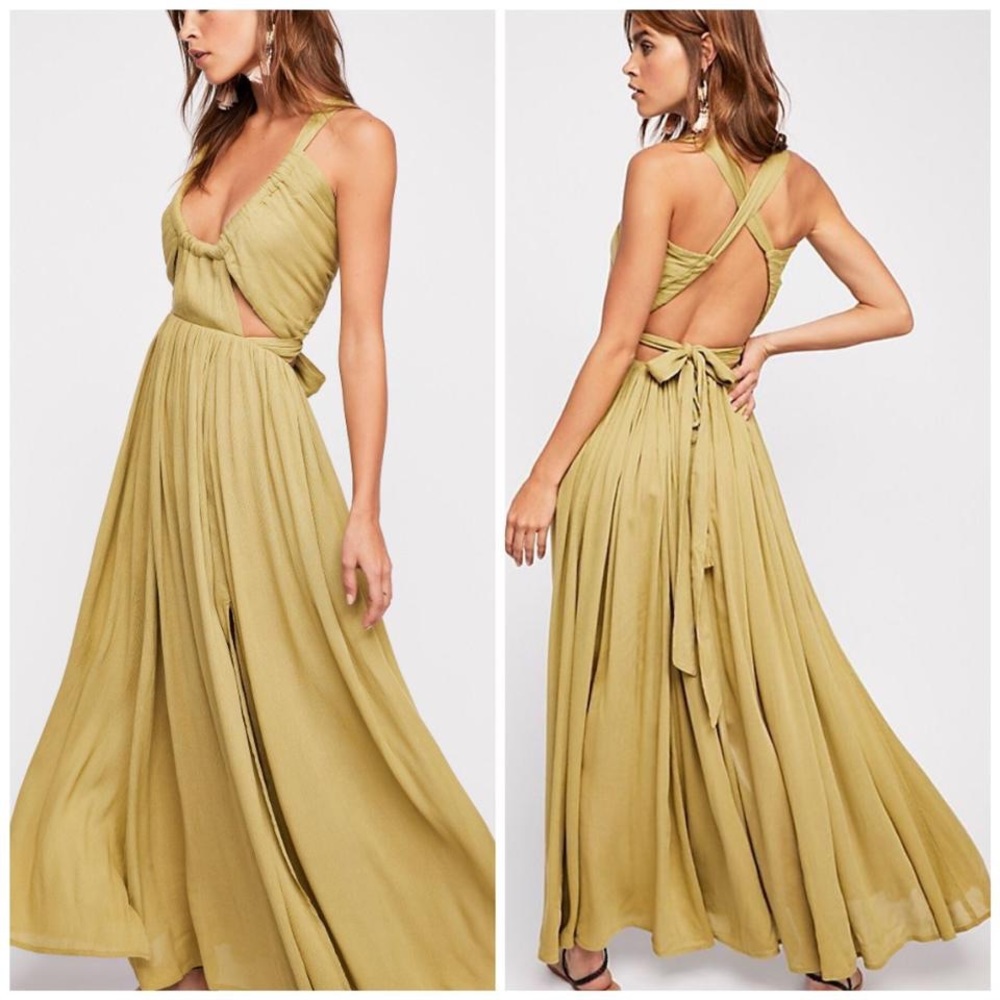 Free people NWT Issa maxi dress
